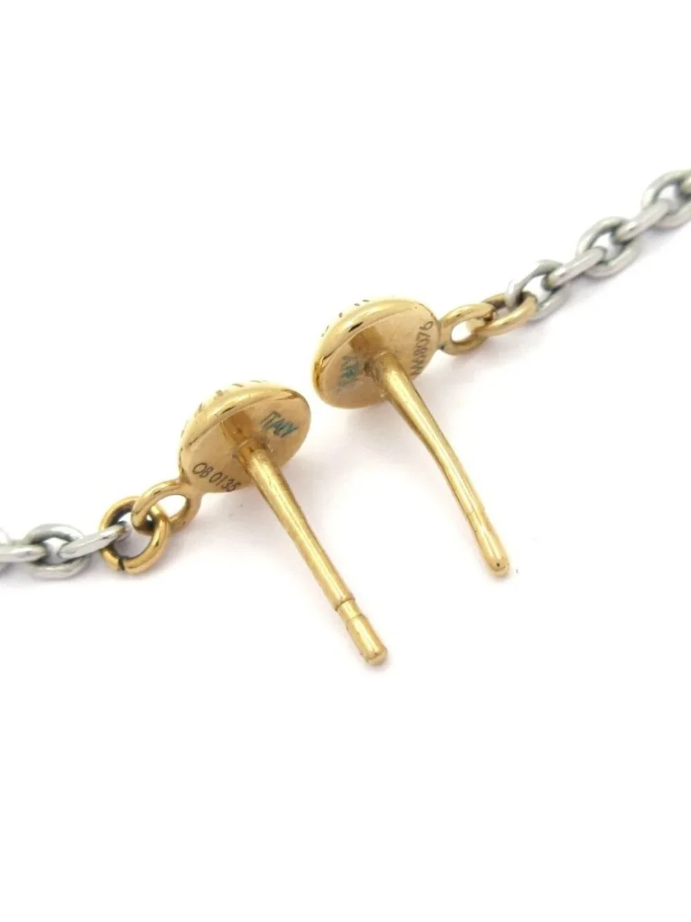 Louis Vuitton Earrings Logo Mania Gold Silver